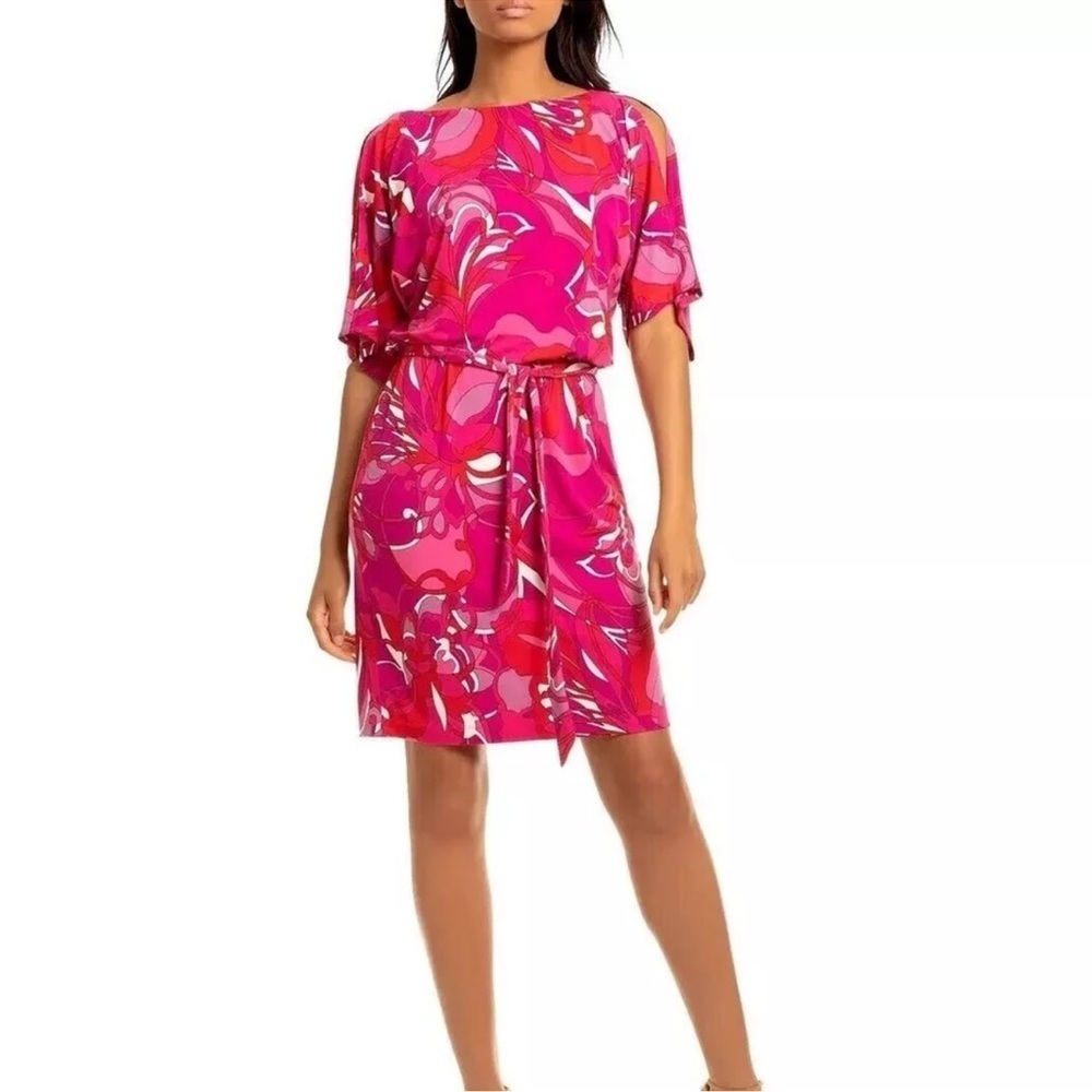 Trina Turk printed cover up dress size small